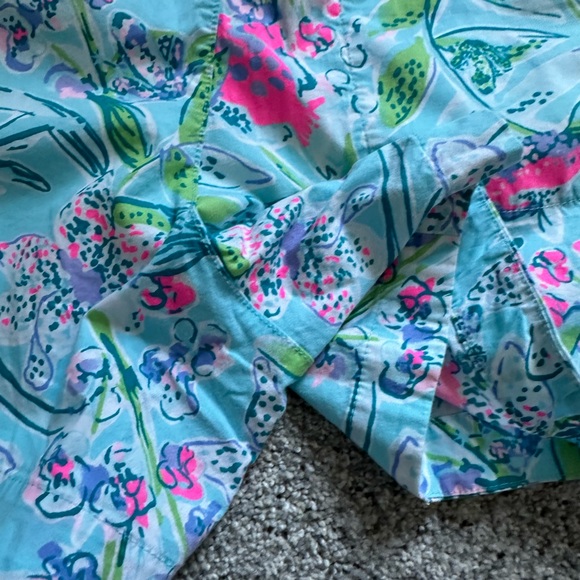 euc Lilly Pulitzer sway this way bali blue ocean view board shorts - Picture 5 of 7
